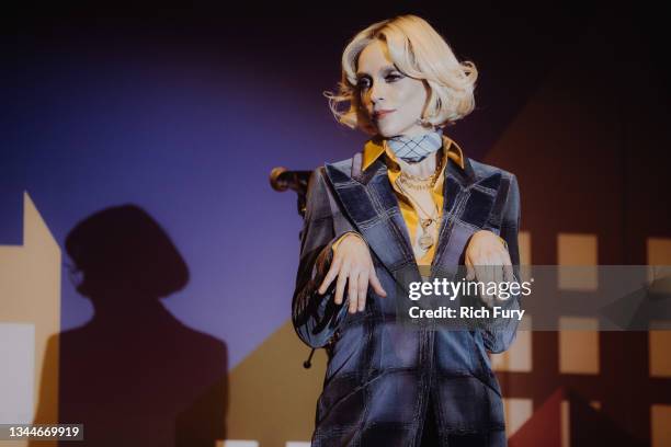 St. Vincent performs onstage during Austin City Limits Festival at Zilker Park on October 03, 2021 in Austin, Texas.