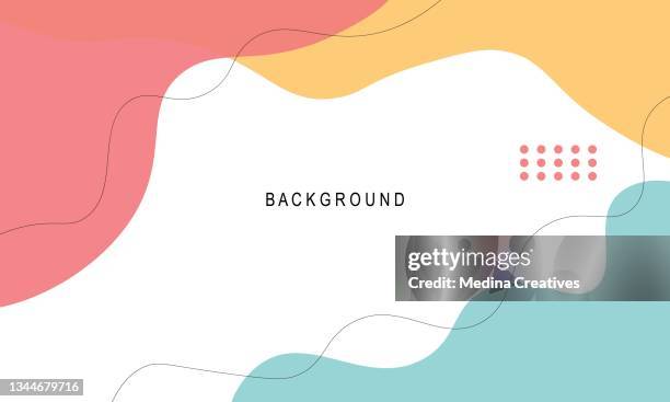 liquid style colorful pastel abstract background with elements vector - purple bubbles background stock illustrations