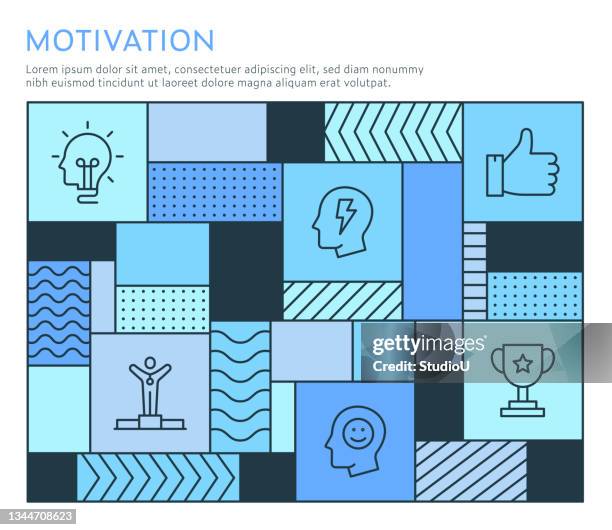 bauhaus style motivation infographic template - smart contract stock illustrations