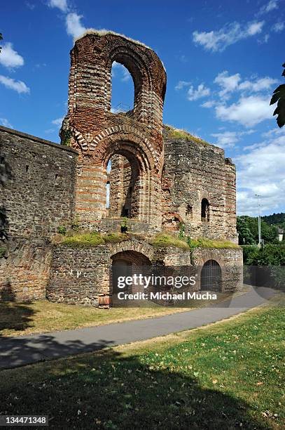 baths of caracalla, trier, rhineland-palatinate, germany, europe - michael mucha ストックフォトと画像