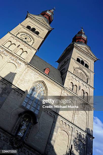 liebfrauenkirche, church of our lady, koblenz, rhineland-palatinate, germany, europe - michael mucha - fotografias e filmes do acervo