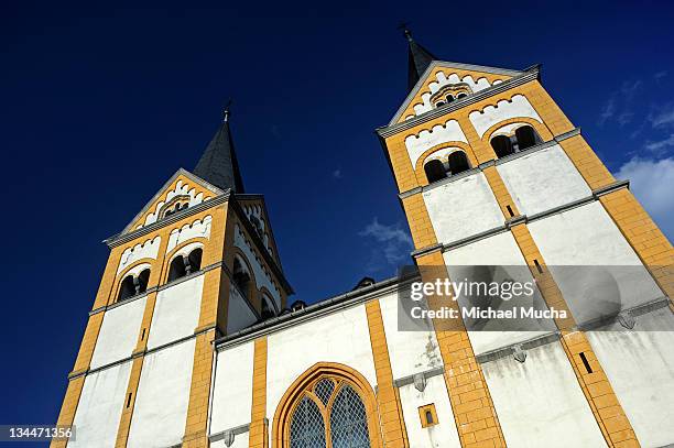 church of st. florian, koblenz, rhineland-palatinate, germany, europe - michael mucha ストックフォトと画像