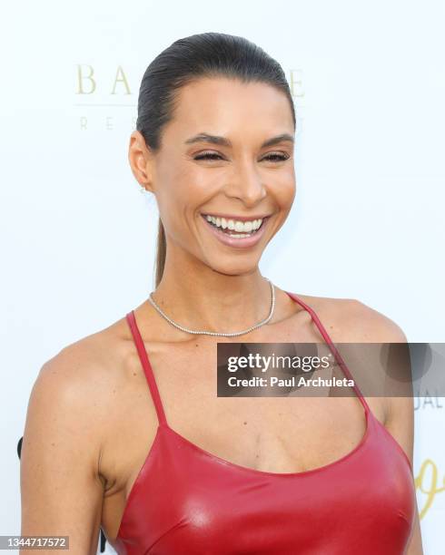 Author Lara LaRue attends the George Lopez 14th Annual Celebrity Golf Classic Pre-Party on October 03, 2021 in Toluca Lake, California.