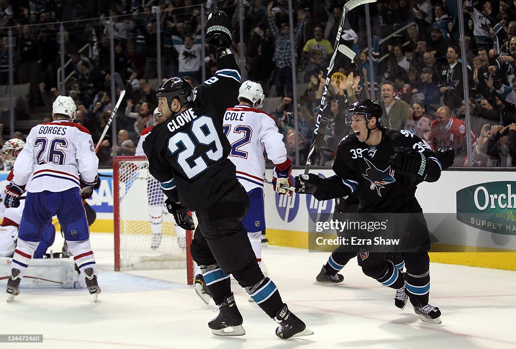Montreal Canadiens v San Jose Sharks