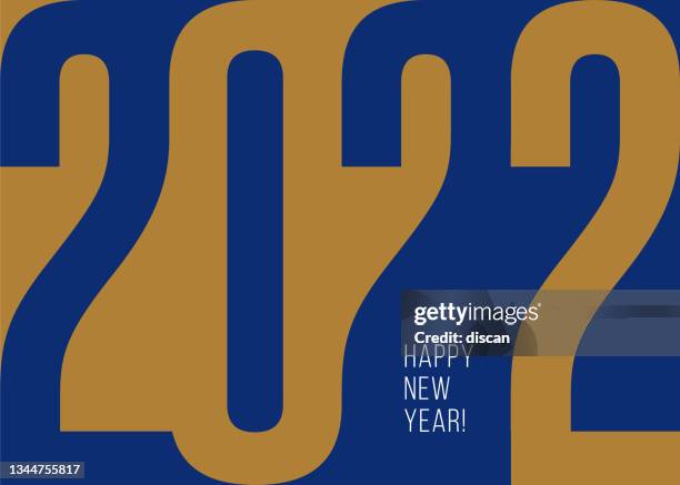 stockillustraties, clipart, cartoons en iconen met happy new year 2022 background. - 2021