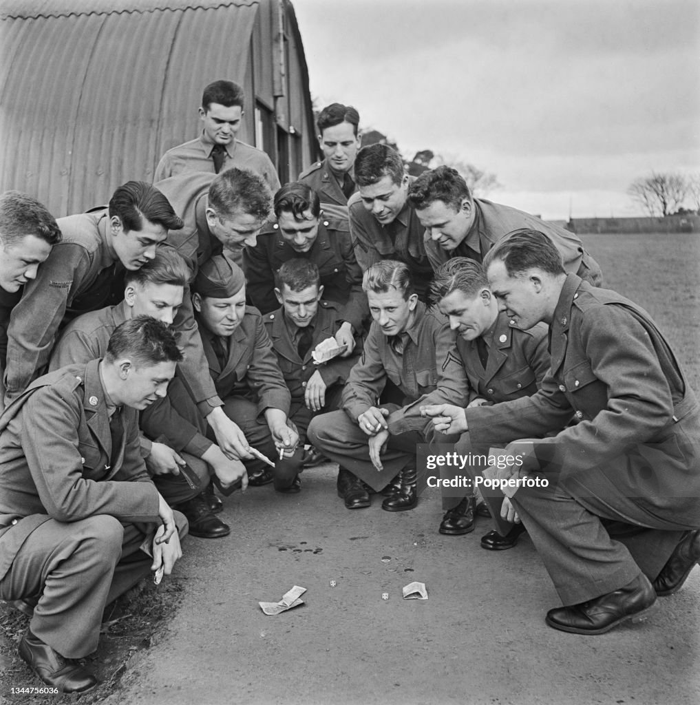 US Army Troops Arrive In Europe During WW2