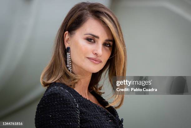 Spanish actress Penelope Cruz attends 'Madres Paralelas' photocall at Mandarin Oriental Ritz Hotel on October 04, 2021 in Madrid, Spain.