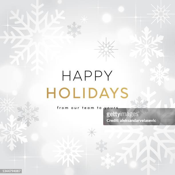 christmas background with snowflakes - holiday sparkle stock illustrations