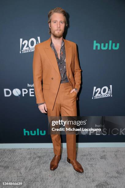 Jake McDorman attends the premiere for Hulu's "Dopesick" at Museum of Modern Art on October 04, 2021 in New York City.