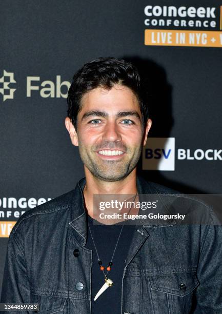 Actor Adrian Grenier attends CoinGeek Cocktail Party at Gustavino's on October 04, 2021 in New York City.