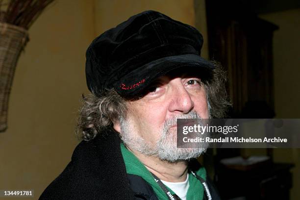 Carlos Falchi, Stella Artois hat designer during 2005 Sundance Film Festival - UCLA School of Theater Film and Television Sundance Reception at Cafe...