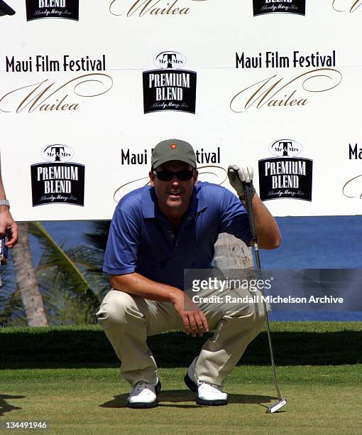 Greg Kinnear during 2003 Maui Film Festival - Mr. And Mrs. T Golf Match at Waliea Golf Club in Maui, Hawaii, United States.