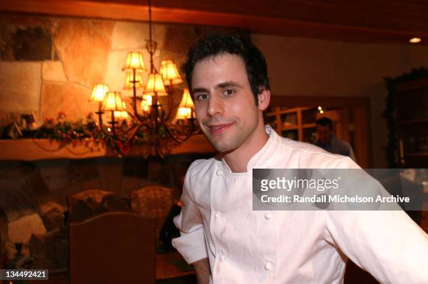 Chef Matthew Wadiak, owner of Cooks' Venture during 2004 Sundance Film Festival - New York Film Commission at Private Residence in Deer Valley, Utah,...