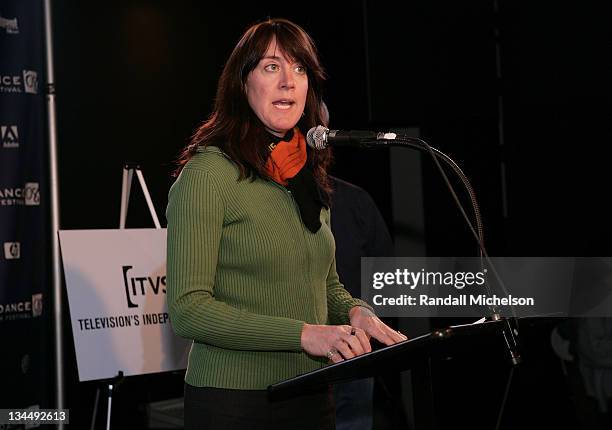 Lois Vossen of PBS attends the PBS Reception at the Sundance House during the 2008 Sundance Film Festival on January 18, 2008 in Park City, Utah.