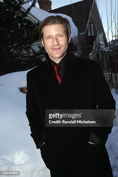 Crispin Glover during 2006 Sundance Film Festival - Courtney Peldon and Crispin Glover Outdoor Portraits in Park City, Utah, United States.