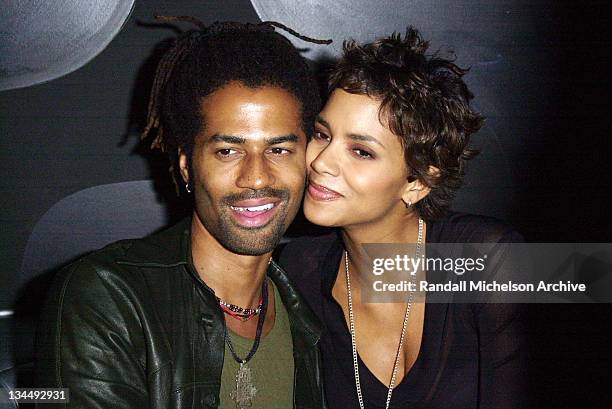 Halle Bery & Eric Benet during Essence Hollywood Issue Party at Deep in Hollywood, California, United States.