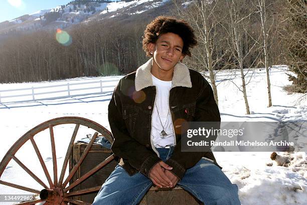 Khleo Thomas during 2005 Sundance Film Festival - Khleo Thomas Outdoor Portraits at Park City in Park City, Utah, United States.