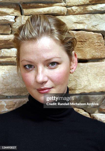 Gretchen Mol during 2003 Sundance Film Festival - "The Shape Of Things" Outdoor Portraits in Park City, Utah, United States.