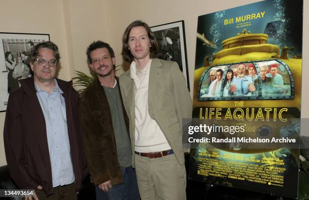 Mark Mothersbaugh, Jonathan McHugh and Wes Anderson