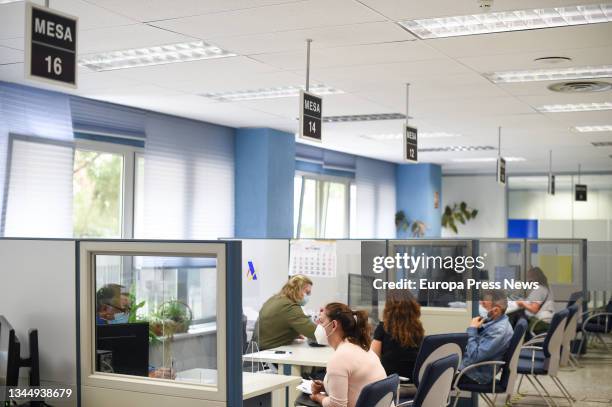 General view of some of the taxpayer service offices of the State Tax Administration Agency on the day that the Government proposed to raise the...