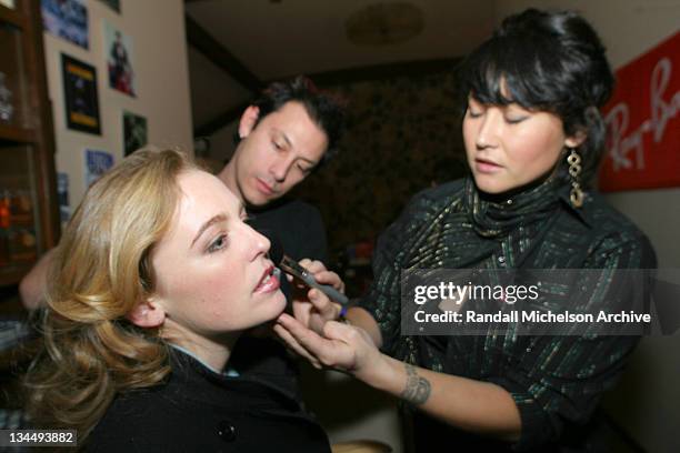 Singer Tift Merritt at Levi's Ranch during 2005 Park City - Tift Merritt's Make-Up Session at Levi's Ranch in Park City, Utah, United States.