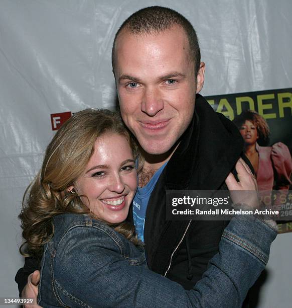 Tift Merritt and Lucas Reynolds during 2005 Park City - BMI Happy Hour After Party at Levi's Ranch in Park City, Utah, United States.