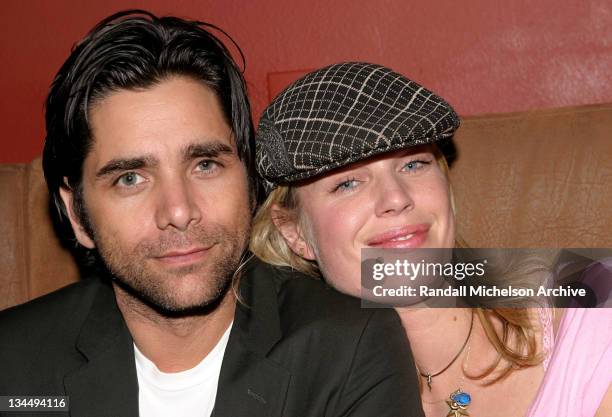 John Stamos and Rebecca Romijn-Stamos during 2004 SXSW Festival - "Knots" Premiere at Firehouse Lounge in Austin, Texas, United States.