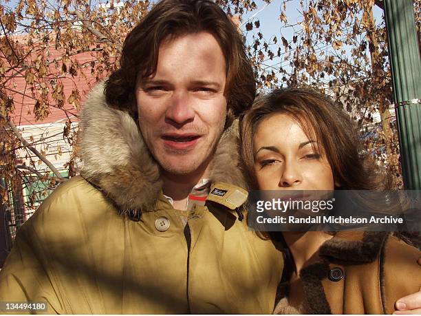 Peter Sarsgaard & Delilah Cotto at 2002 Sundance Film Festival in Park City, Utah.