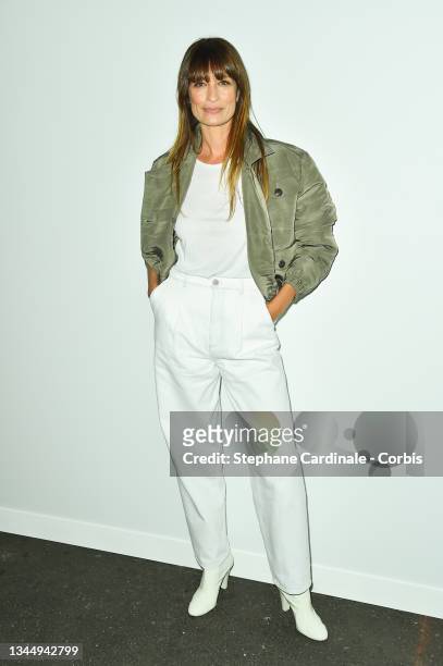 Caroline de Maigret attends the Chanel Womenswear Spring/Summer 2022 show as part of Paris Fashion Week on October 05, 2021 in Paris, France.