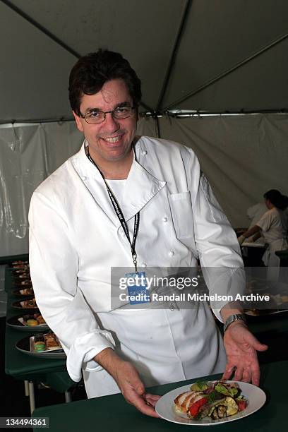 Alec Lestr, executive chef of Patina during The 20th Annual IFP Independent Spirit Awards - Backstage in Santa Monica, California, United States.