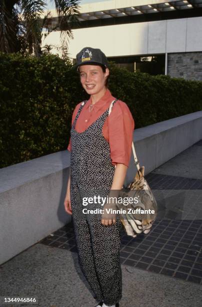 Rebecca Broussard at the Los Angeles Children's Museum in Los Angeles, California, US, September 29, 1990.