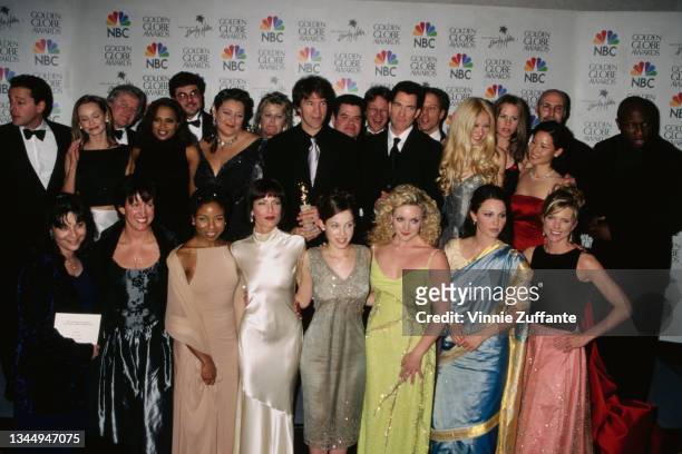 Actor Gil Bellows, actress Calista Flockhart, actress Lisa Nicole Carson, actress Camryn Manheim, writer/producer David E. Kelley, actor Michael...