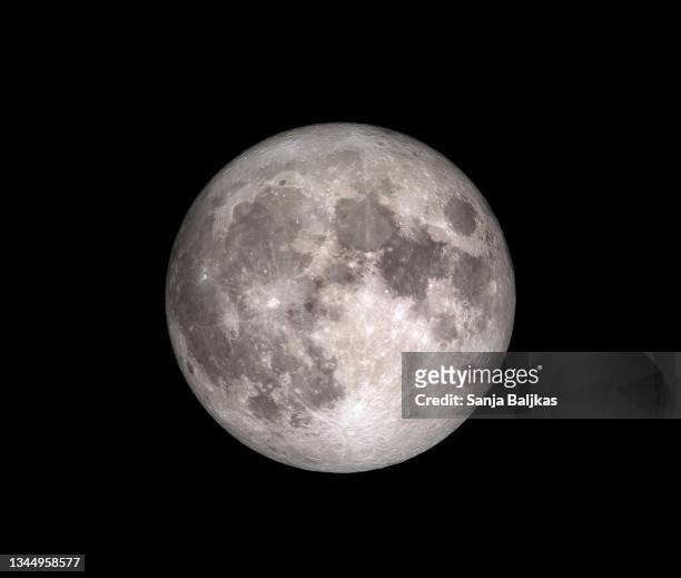 full moon - lunar stock-fotos und bilder