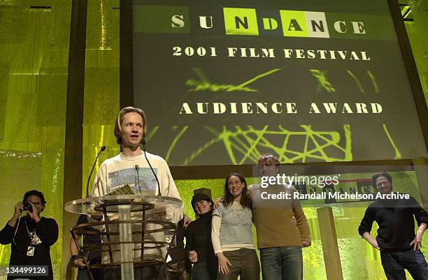 John Cameron Mitchell during Sundance Film Festival 2001 - Awards Ceremony at Park City Racquet Club in Park City, Utah, United States.