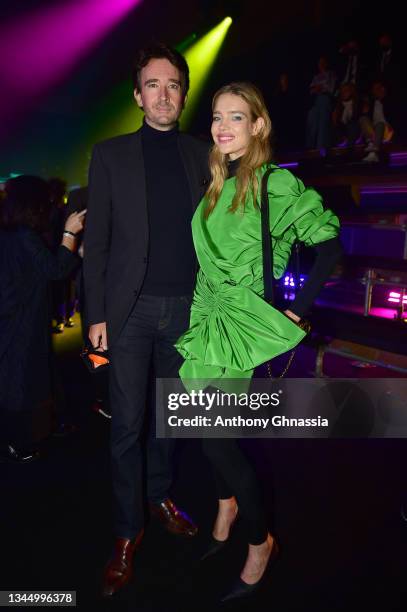 Antoine Arnault and Natalia Vodianova attends the "Love Brings Love" Show – In Honor Of Alber Elbaz By AZ Factory at Le Carreau Du Temple on October...