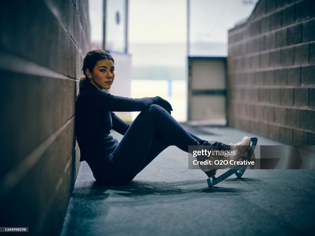 Figure Skater in Training