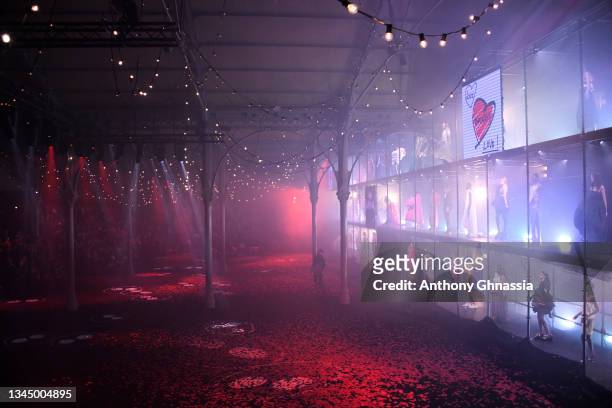 General view of the "Love Brings Love" Show – In Honor Of Alber Elbaz By AZ Factory at Le Carreau Du Temple on October 05, 2021 in Paris, France.