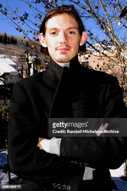 Lukas Haas during 2003 Sundance Film Festival - "Bookies" Outdoor Portraits at Main Street Park City in Park City, Utah, United States.