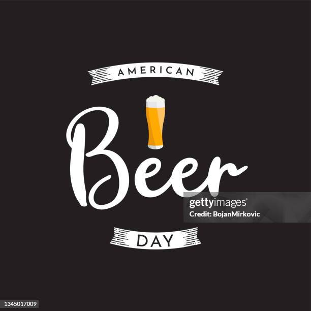 american beer day background with beer mug. vector - pub background stock illustrations