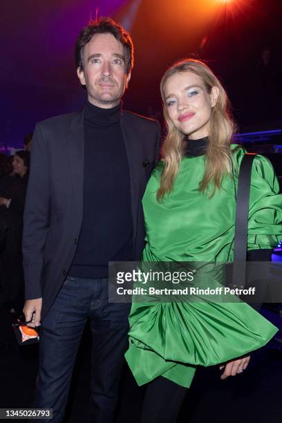Antoine Arnault and Natalia Vodianova attend the A"Love Brings Love" show – in Honor of Alber Elbaz By AZ Factory as part of Paris Fashion Week on...