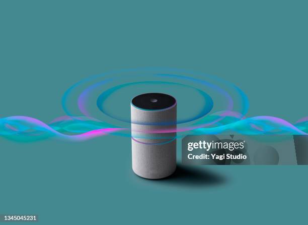 smart speaker and communication technologies. - speech recognition stock pictures, royalty-free photos & images