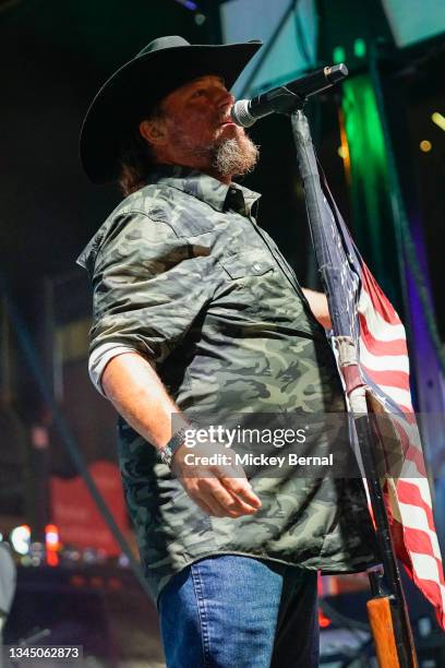 Colt Ford performs during Tootsie's Orchid Lounge 60th Annual Birthday Bash at Tootsie's Orchid Lounge on October 05, 2021 in Nashville, Tennessee.
