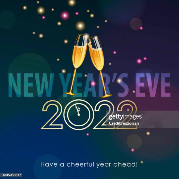 2022 new year's eve countdown & toast - new years eve 幅插畫檔、美工圖案、卡通及圖標