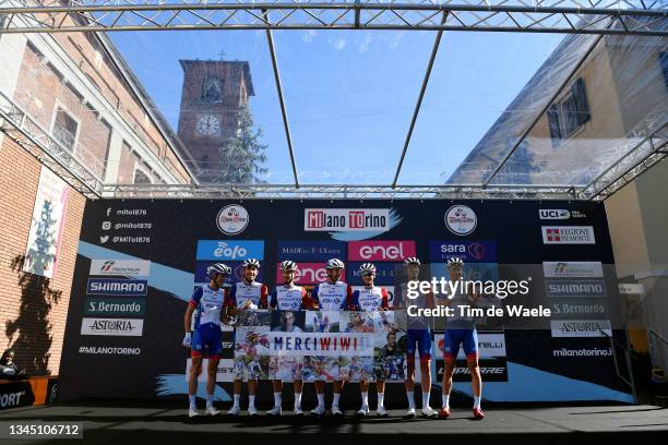 Thibaut Pinot of France, Matteo Badilatti of Switzerland, William Bonnet of France, David Gaudu of France, Matthieu Ladagnous of France, Sebastien...