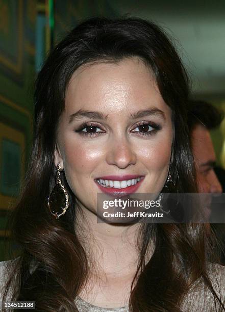 Actress Leighton Meester attends HBO's 68th Annual Golden Globe Awards Official After Party held at The Beverly Hilton hotel on January 16, 2011 in...