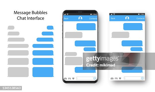 Text Messaging. Smartphone, Mobile Phone Template realistic vector illustration. Speech Bubble. Discussion Text Messaging. Smartphone, Mobile Phone Template realistic vector illustration. Speech Bubble. Discussion