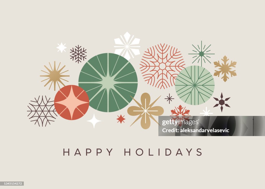 Modern Holiday Greeting Card