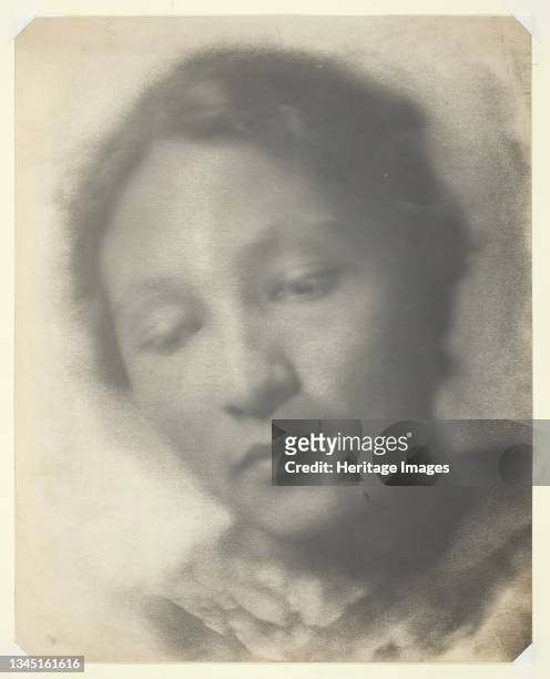 Asia , circa 1900. [Portrait of Zitkala-za, a Yankton Dakota woman . Who was a librettist, writer, editor, translator, musician, educator, and...