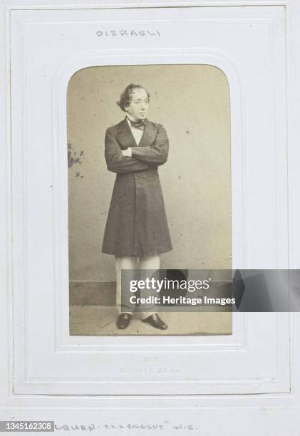 Benjamin Disraeli, 1860-69. [British politician and prime minister]. Albumen print. Artist William Edward Kilburn.