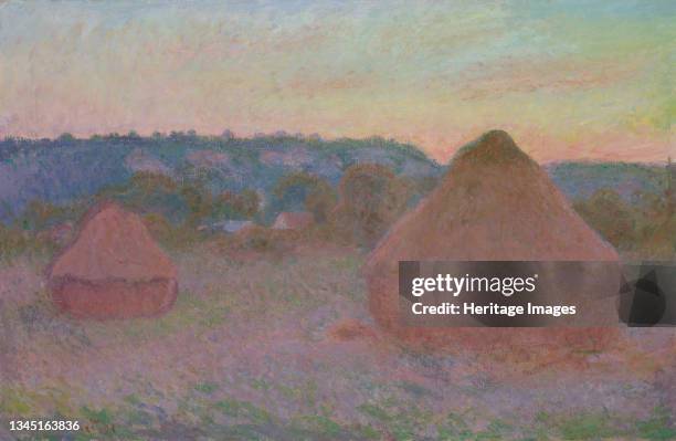 Stacks of Wheat , 1890/91. Artist Claude Monet.